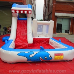 Shark Water Slides Backyard Inflatable