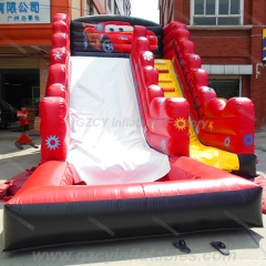 Car Inflatable Water Slide With Pool