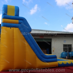 Yellow Inflatable Slide Pool