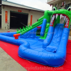 Crocodile Inflatable Water Slide