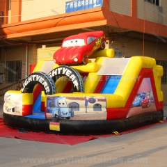 Cars Inflatable Bouncer Slide