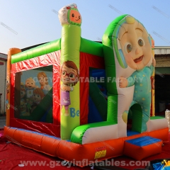 Cocomelon Inflatable Slide Bouncer