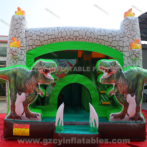 Schleich Dinosaurs Inflatable Bouncy Castle With Slide