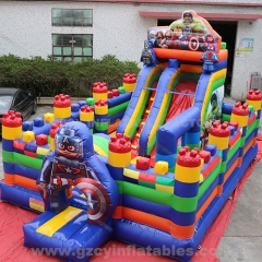 Lego Slide Bouncy Castle