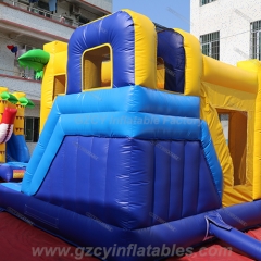 Tropic Bouncy Castle With Slide