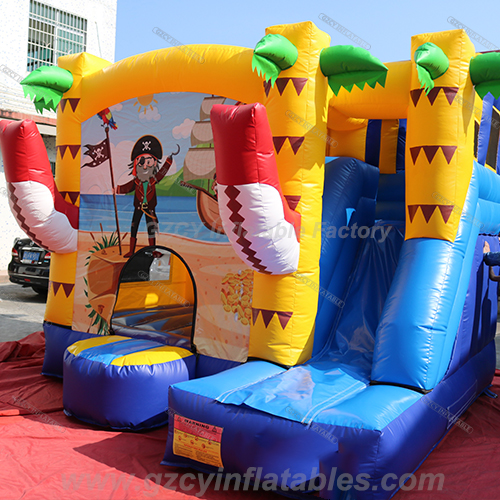 Tropic Bouncy Castle With Slide