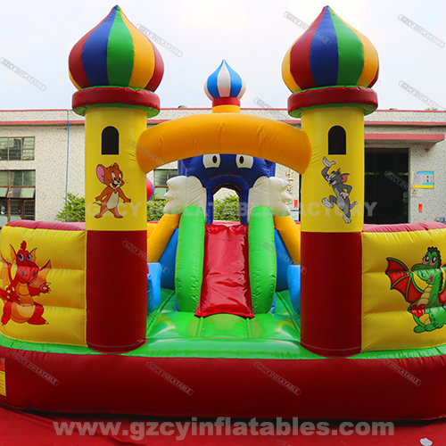 Blue Cat Inflatable Castle