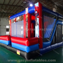 Spiderman Inflatable Bouncer House With Slide