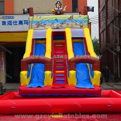 Pirate Inflatable Water Slide