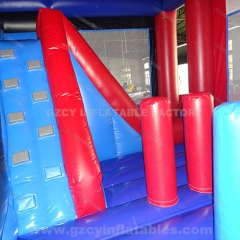 Spiderman Inflatable Bouncer House With Slide