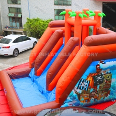 Pirate Inflatable Water Slide