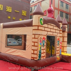 Medieval Bouncy Castle With Slide