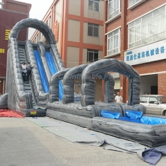 Grey Marble Adult Water Slide