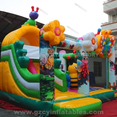 Bee Jumping Castle Inflatable Flower Combo Juex Gonflables