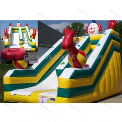 Commercial giant kids inflatable playground bouncing water slide