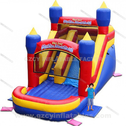 Outdoor inflatable bouncing trampoline combination kids playground