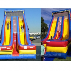 Giant adult kids commercial inflatable water slide with pool