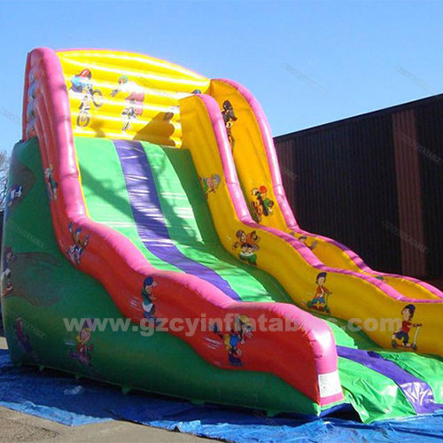 Commercial inflatable amusement equipment slide inflatable water slide bouncing castle water slide