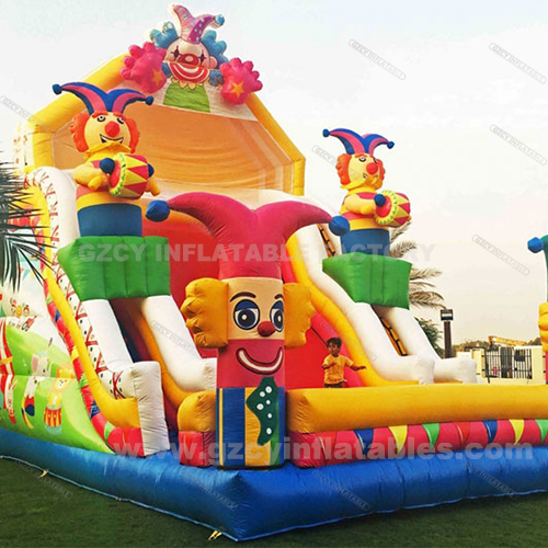 Outdoor Entertainment Inflatable Playground Inflatable Castle Trampoline Slide for kids