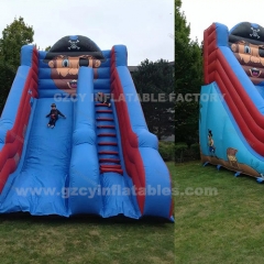 Commercial Giant Kids Inflatable Pirate Ship Slide