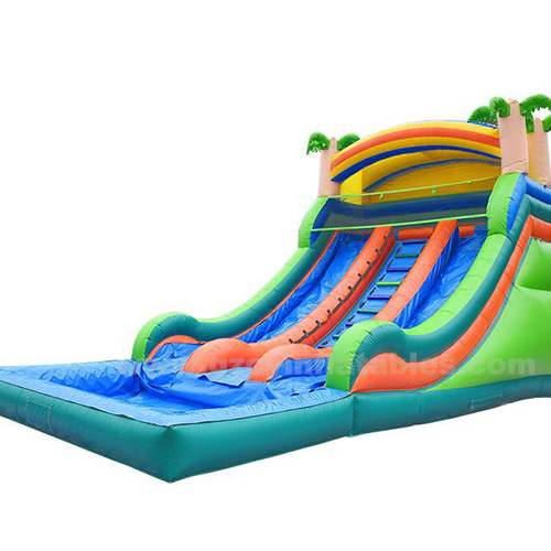 Party Use Large Inflatable Amusement Park Water Slide Pool
