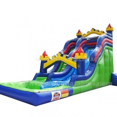 Inflatable Party Fun Castle Slide Pool