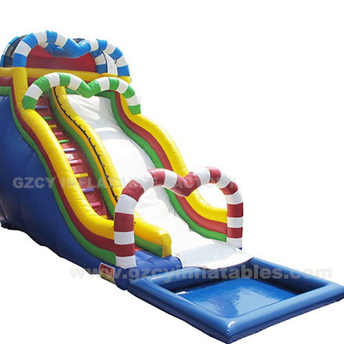 Kids Pool Slide Playground Inflatable Arch Water Slide