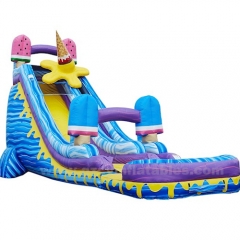 Party Use Inflatable Water Slide Popsicle Ice Cream Inflatable Slide