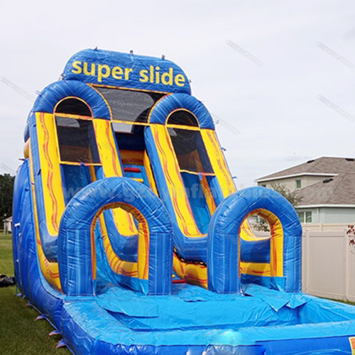 Party Use Bounce Castle Inflatable Dual Slide Water Slide