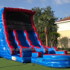 Big Blue Inflatable Water Slide