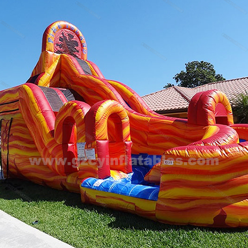 Fire Island Dual Lane Water Slide