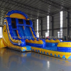 Giant Inflatable Water Slide with Pool