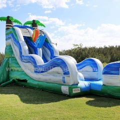 Large Tropical Inflatable Water Slide