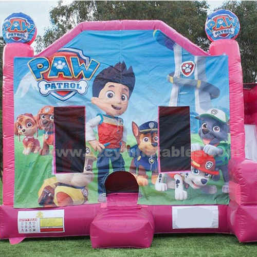 Paw Patrol Bouncy Castle Combo With Slide