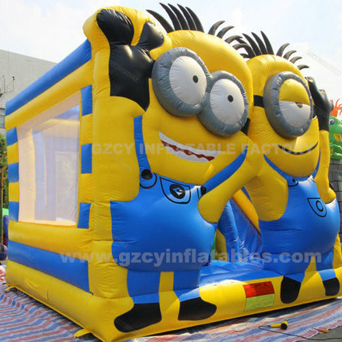 Minions Inflatable Bouncer Castle Combo with Slide