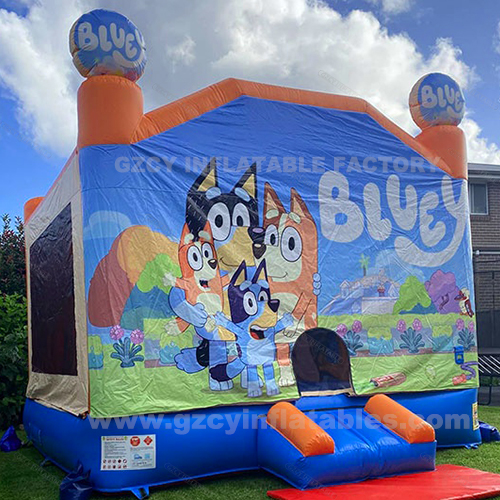 Bluey Inflatable Combo Slide Jumping Castle