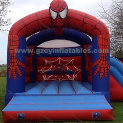 kids inflatable castle 0.55mm PVC bouncy house commercial inflatable spiderman bouncer castle