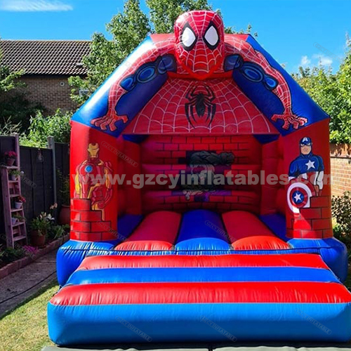 spiderman combo Kids bouncy castle inflatable bouncer bounce house