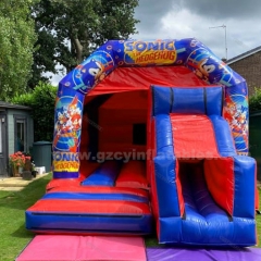 Sonic Inflatable Bounce House Slide Jumping Castle
