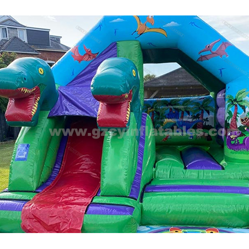 Dinosaur Front Slide Castle Combo