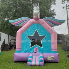 Kids Unicorn Jumping Castle Inflatable Bounce House