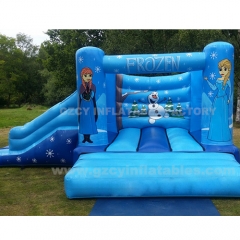 Frozen Inflatable Castle Slide Combo