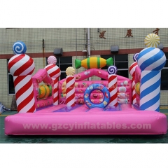 Sweet Candy Inflatable Bounce House Jumping Castle