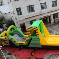 Giant Outdoor Inflatable Obstacle Race Playground Equipment Inflatable Castle
