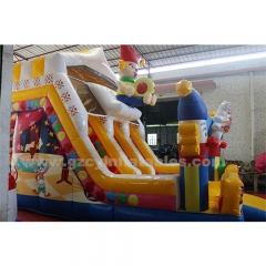 Commercial PVC New Design Circus Large Inflatable Bounce Castle Slide Playground