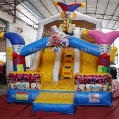 Commercial PVC New Design Circus Large Inflatable Bounce Castle Slide Playground