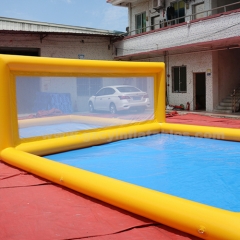 Commercial Grade Outdoor Water Games Inflatable Beach Volleyball Court