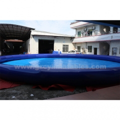 Inflatable round swimming pool outdoor large round pool for kids and adults
