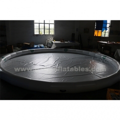 Large round inflatable swimming pool outdoor adult and kids pool