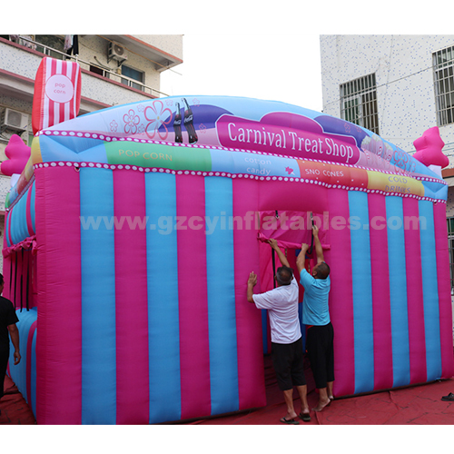 Commercial Inflatable Carnival Snack Store, Inflatable Carnival Fun Booth